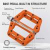 MZYRH Mountain Bike Pedal 9/16" 3 Sealed Bearings Lightweight Non-Slip Nylon Fiber Bicycle Platform Pedals for Road BMX MTB view 4