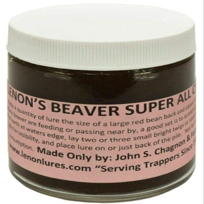 Lenon's Beaver Super All Call Lure 8 oz. Jar Long Liner Trapper's Special