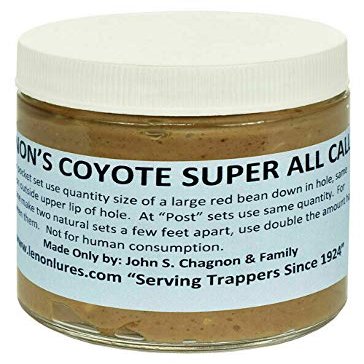 Lenon's Coyote Super All Call Coyote Lure 8 oz Jar Long Liner Trapper Special