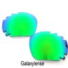 Galaxy Replacement lenses For Oakley Jawbone,Racing Jacket Polarized Green 100% UVAB view 4