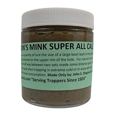 Lenon's Mink Super All Call Lure 8 oz Jar Long Liner Trapper's Special