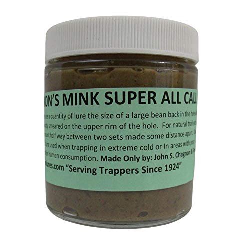 Lenon's Mink Super All Call Lure 8 oz Jar Long Liner Trapper's Special