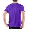 2 Side Custom T-Shirt Tee, Design Your Custom Shirt, Add Your Image Photo Text Purple view 2