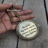 RoyalMart Brass Sundial Compass with Leather Case | Golden Engraved Vintage Steampunk Compass with Push Button Mechanism | Antique Nautical Gift for Graduation, Scouts, Travel & Dcor view 4