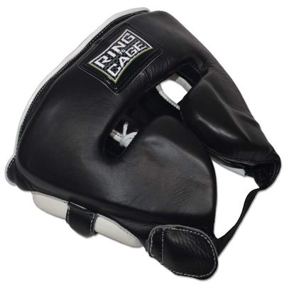 2.0 Japanese Style Leather Sparring Headgear (Medium(19 to 22 Head Circumference))