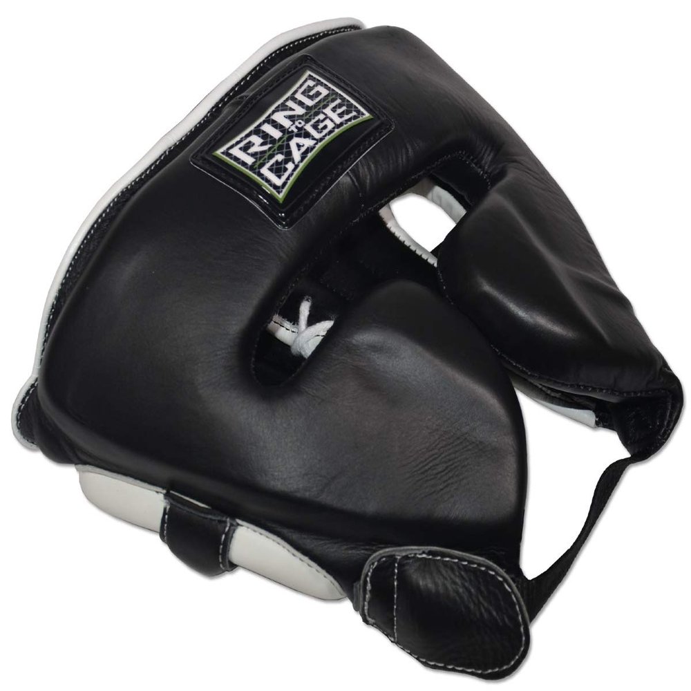2.0 Japanese Style Leather Sparring Headgear (Medium(19 to 22 Head Circumference))