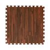 IncStores Premium Soft Wood Print Foam Flooring Tiles | Interlocking Foam Tiles for Home, Gym, Training and Yoga | 5/8" - Textured Mocha, 100 Square Feet view 1