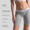Woxer Womens Boxers - Biker 9" Boy Shorts Underwear for Women - Boxer Shorts for Women, Modal Boxer Briefs, Chafe Free Heather Grey view 4