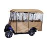 Performance Plus Carts Universal Golf Cart Enclosure | Compatible with Most 4-Passenger Golf Cart Models with an 80-88 Inch Extended Roof view 1