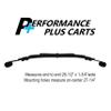 Rear Heavy Duty Leaf Spring Compatible with EZGO 4-Passenger TXT, Medalist, Shuttle 2, 4, 6 and ST Express, Refresher, ST350, Terrain and More Golf Cart (1994-2009) view 4