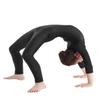 Agoky Kid's Boys Girls Full Body Unitard Long Sleeve Gymnastics Leotard Ballet Dance Tank Jumpsuit Black Mock Neck 5-6 view 2