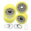 GHmarine 3" Width x 5" OD Boat Trailer Rollers Poly Ribbed Wobble Mounting Hole Diameter 1-1/8" view 1
