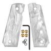 Cool Hand 1911 High Polished Synthetic Pearl Grips, Full Size (Government/Commander), Screws Included, Ambi Safety Cut, H1-S-WP view 2