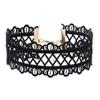Zoestar Lace Choker Necklaces Vintage Black Elastic Stretch Necklace Chain Accessories for Women (1 black) view 1