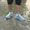 ydfagak Shoe Covers Waterproof Reusable Foldable Not-Slip Rain Shoe Covers with Zipper,Shoe Protectors Overshoes Rain Galoshes for Kids Men and Wome (Transparent, XL (Women 10-13.5, Men 11.5-14)) view 2