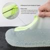 ydfagak Shoe Covers Waterproof Reusable Foldable Not-Slip Rain Shoe Covers with Zipper,Shoe Protectors Overshoes Rain Galoshes for Kids Men and Wome (Transparent, XL (Women 10-13.5, Men 11.5-14)) view 3