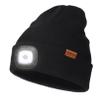 YunTuo Rechargeable LED Beanie with 4 Lights - Unisex Winter Knit Cap with USB Flashlight for Men and Women (Black) view 1