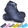 ydfagak Shoe Covers Waterproof Reusable Foldable Not-Slip Rain Shoe Covers with Zipper,Shoe Protectors Overshoes Rain Galoshes for Kids Men and Wome (Black, XL (Women 10-13.5, Men 11.5-14)) view 1