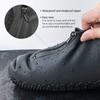 ydfagak Shoe Covers Waterproof Reusable Foldable Not-Slip Rain Shoe Covers with Zipper,Shoe Protectors Overshoes Rain Galoshes for Kids Men and Wome (Black, XL (Women 10-13.5, Men 11.5-14)) view 3