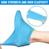 ydfagak Shoe Covers Waterproof Reusable Foldable Not-Slip Rain Shoe Covers with Zipper,Shoe Protectors Overshoes Rain Galoshes for Kids Men and Wome (Blue, L (Women 8-12, Men 7-11)) view 4