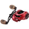 Sougayilang Baitcasting Reels, 8:1 Gear Ratio Fishing Reel with Magnetic Braking System Casting Reel, 9 + 1 Ball Bearings Super Smooth Anti-Corrosion Baitcaster Reel-Right Hand(Red) view 1