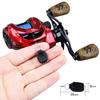 Sougayilang Baitcasting Reels, 8:1 Gear Ratio Fishing Reel with Magnetic Braking System Casting Reel, 9 + 1 Ball Bearings Super Smooth Anti-Corrosion Baitcaster Reel-Left Hand(Red) view 2
