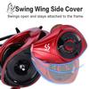 Sougayilang Baitcasting Reels, 8:1 Gear Ratio Fishing Reel with Magnetic Braking System Casting Reel, 9 + 1 Ball Bearings Super Smooth Anti-Corrosion Baitcaster Reel-Left Hand(Red) view 4