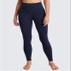 QUEENIEKE Ultra High Waisted Leggings for Women 27" - Compression Tummy Control Yoga Pants Gym Active Tight (True Navy, X-Small) view 2