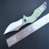 Eafengrow EF924 Folding Knife D2 Steel Blade + G10 Handle camping Knife Outdoor EDC TOOL (Jade) view 2
