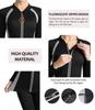 NonEcho Women Sauna Suit Waist Trainer Jacket Hot Sweat Top Neoprene Body Shaper Workout Suit Running Cycling Jersey Black view 2
