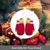 ADELA BOUTIQUE Children Warm Winter Mitten Gloves Thicken Knit Full Fingers Gloves for Girls Boys view 2