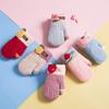 ADELA BOUTIQUE Children Warm Winter Mitten Gloves Thicken Knit Full Fingers Gloves for Girls Boys view 4