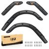10L0L Golf Cart Fender Flares - Standard Fender Flares Front and Rear for EZGO TXT 1998-2013 Gas/Electric Carts with Metal Mounting Hardware Not Fits 48V Electric and Modified Cart view 1