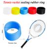 AKOAK 5 Pcs Tennis Racket Handle Elastic Rubber Ring, Racket Fixed Ring, Suitable for Tennis Racket, Badminton Racket, Squash Racket, Table Tennis Racket view 2