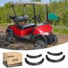 10L0L Golf Cart Fender Flares for 2008-2015 EZGO RXV G&E, Standard Front Rear Fender Flares (NOT for Modified Cart) view 1