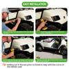 10L0L Golf Cart Fender Flares for 2008-2015 EZGO RXV G&E, Standard Front Rear Fender Flares (NOT for Modified Cart) view 4