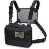 WYNEX Tactical Molle Admin Pouch of Laser Cut Design, Utility Pouches Molle Attachment Military Medical EMT Organizer with Map Pocket EDC EMT Pack IFAK Tool Holder Universal U.S.A Patch Included view 1