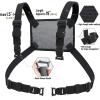 WYNEX Tactical Molle Admin Pouch of Laser Cut Design, Utility Pouches Molle Attachment Military Medical EMT Organizer with Map Pocket EDC EMT Pack IFAK Tool Holder Universal U.S.A Patch Included view 4