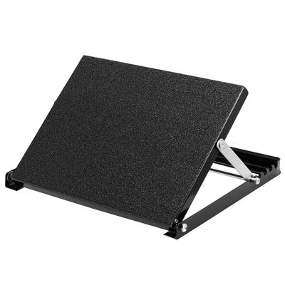 Professional Steel Calf Stretcher, Adjustable Ankle Incline Board and Stretch Board, Slant Board with Full Non-Slip Surface, 16" x 14", 4 Positions (500 LB Capacity)