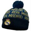 Real Madrid Icon Sports CF Soccer Pom Beanie - Unisex Adult -RM38BN Navy view 1