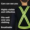 HiVisible | 10 Reflective Safety Straps Hi Vis Strap Vest Safety Suspenders Reflective Running Working Reflective Vest Straps view 4