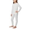32 Degrees Heat Kids Long Sleeve Crew Neck and Legging Set (Diamond Snow, Small) view 2