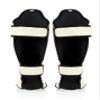 Fairtex SP5 Muay Thai Shin Guards for Men, Women, Kids | Shinguards are Premium, Lightweight & Durable | Extended Protection to Avoid shin splints During Training or Sparring - Large,White view 2
