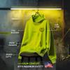 Armed American Supply Hi Vis, Hi Viz Crayons Cotton/Poly Blend Safety Hoodie for Work, Funny Hooded Sweatshirts for Men, Safety Yellow, Large view 4
