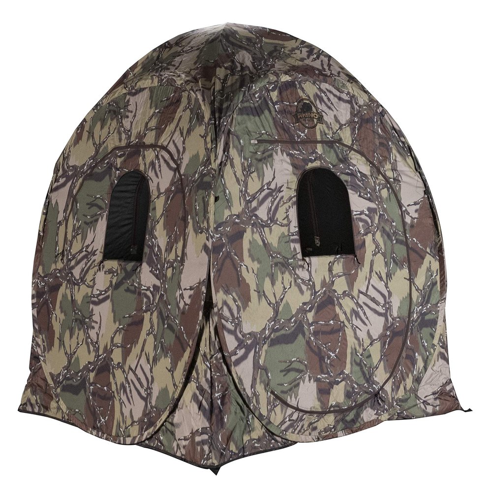 Rhino blinds R75-PRED 2 Person Hunting Ground Blind, Predator Deception