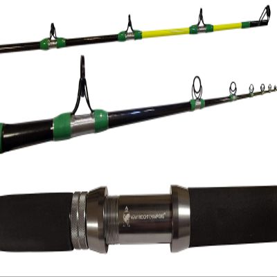 Catfishing Rod, Master Series 2.0 Chop Stick, 1-Piece Casting Catfish Rods for Baitcasting Fishing, Medium Heavy, 76, 10-50lb Line