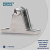 Five Oceans Bimini Top Hardware - Marine Bimini Top 90 Degree Deck Hinge with Screw Pin, Heavy-Duty AISI316 Stainless Steel Bimini Top Mounting Hardware - FO367 view 3