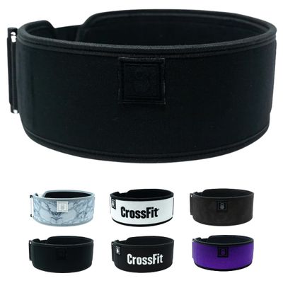 2POOD 4" Weightlifting Belt | CrossFit Weightlifting Belt | 4-inch Wide and Built for Support, Flexibility, and The Ability to Cross Train Easily