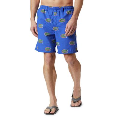 Columbia NCAA Florida Gators Men's Backcast II Printed Short, Medium, FLA - Azul