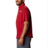 Columbia NCAA Oklahoma Sooners Men's Tamiami Short Sleeve Shirt, Small, OK - Red Velvet view 3